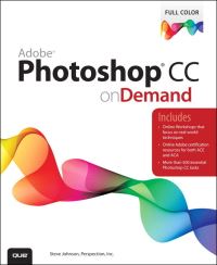Book Cover for Adobe Photoshop CC on Demand by Steve Johnson