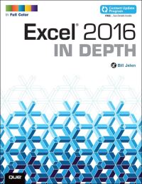 Book Cover for Excel 2016 in Depth by Bill Jelen