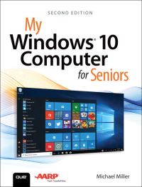 Book Cover for My Windows 10 Computer for Seniors by Michael Miller, AARP Organization