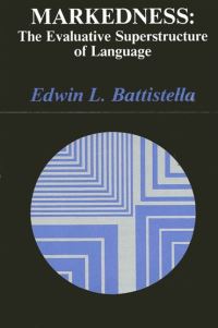 Book Cover for Markedness by Edwin L Battistella