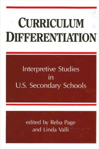 Book Cover for Curriculum Differentiation by Reba Neukom Page, Linda Valli