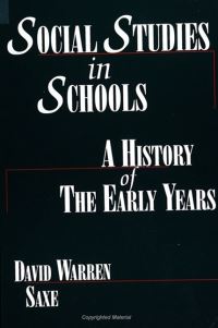 Book Cover for Social Studies in Schools by David Warren Saxe