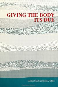 Book Cover for Giving the Body Its Due by Maxine SheetsJohnstone