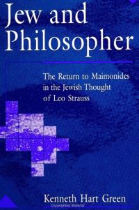 Book Cover for Jew and Philosopher by Kenneth Hart Green