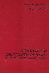 Book Cover for Literature and Philosophy in Dialogue by HansGeorg Gadamer