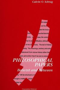 Book Cover for Philosophical Papers by Calvin O Schrag