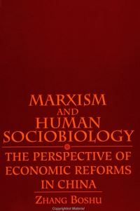 Book Cover for Marxism and Human Sociobiology by Boshu Zhang