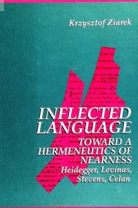 Book Cover for Inflected Language by Krzysztof Ziarek