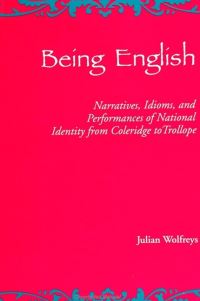 Book Cover for Being English by Julian Wolfreys