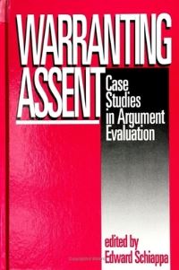Book Cover for Warranting Assent by Edward Schiappa