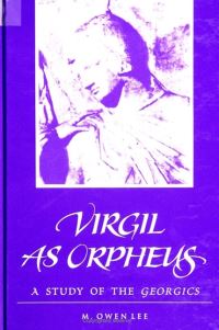 Book Cover for Virgil as Orpheus by M Owen Lee