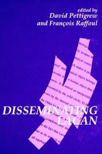 Book Cover for Disseminating Lacan by David Pettigrew, François Raffoul