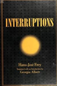 Book Cover for Interruptions by HansJost Frey
