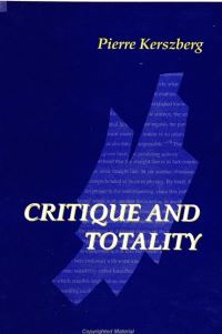 Book Cover for Critique and Totality by Pierre Kerszberg