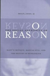 Book Cover for The Social Authority of Reason by SJ, Philip J Rossi