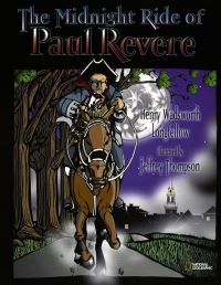 Book Cover for The Midnight Ride of Paul Revere by Henry Wadsworth Longfellow, Jeffrey Thompson
