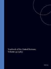 Book Cover for Yearbook of the United Nations, Volume 39 (1985) by United Nations