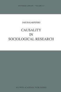 Book Cover for Causality in Sociological Research by Jakub KarpiÔnski