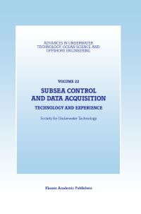 Book Cover for Subsea Control and Data Acquisition by Society for Underwater Technology (SUT)