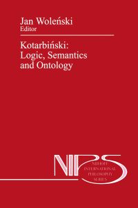 Book Cover for KotarbiÔnski by Jan WoleÔnski