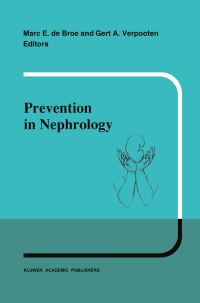 Book Cover for Prevention in Nephrology by Marc E de Broe, Gert A Verpooten