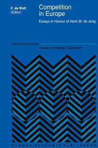 Book Cover for Competition in Europe by Peter de Wolf, H W de Jong