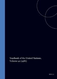 Book Cover for Yearbook of the United Nations, Volume 40 (1986) by United Nations
