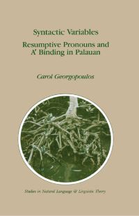 Book Cover for Syntactic Variables by Carol Georgopoulos