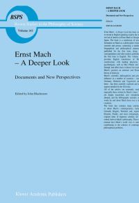 Book Cover for Ernst Mach - A Deeper Look by John Blackmore