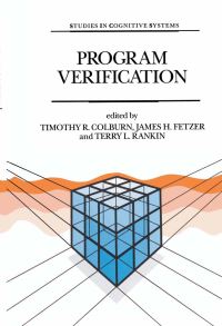 Book Cover for Program Verification by Timothy R Colburn, James H Fetzer, Terry L Rankin