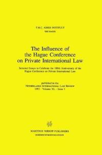 Book Cover for The Influence of the Hague Conference on Private International Law by TMC Asser Instituut