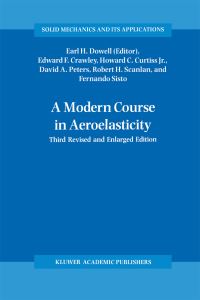 Book Cover for A Modern Course in Aeroelasticity by E H Dowell