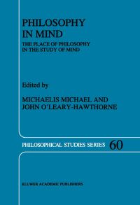 Book Cover for Philosophy in Mind by Michaelis Michael, John OLearyHawthorne