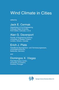 Book Cover for Wind Climate in Cities by NATO Advanced Study Institute on Wind Climate in Cities, J E Cermak