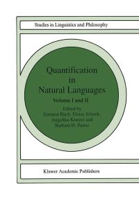 Book Cover for Quantification in Natural Languages by Emmon Bach