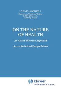 Book Cover for On the Nature of Health by LY Nordenfelt