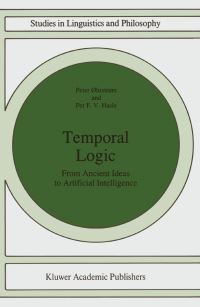 Book Cover for Temporal Logic by Peter Øhrstrøm, Per F V Hasle
