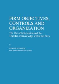 Book Cover for Firm Objectives, Controls, and Organization by Gunnar Eliasson