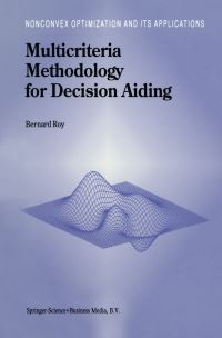 Book Cover for Multicriteria Methodology for Decision Aiding by Bernard Roy