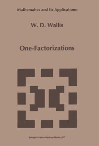 Book Cover for One-Factorizations by WD Wallis
