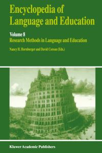 Book Cover for Encyclopedia of Language and Education by Nancy H Hornberger, P Corson