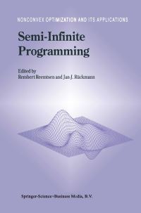 Book Cover for Semi-Infinite Programming by R Reemtsen, JanJ Rückmann