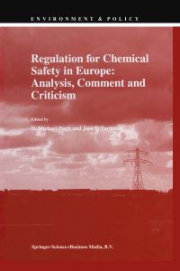 Book Cover for Regulation for Chemical Safety in Europe by D M Pugh, Jose V Tarazona