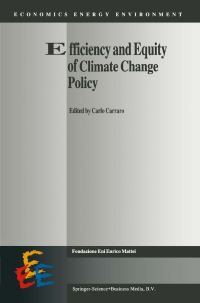 Book Cover for Efficiency and Equity of Climate Change Policy by Carlo Carraro