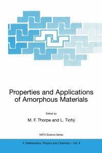 Book Cover for Properties and Applications of Amorphous Materials by MF Thorpe, L Tichý