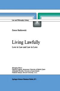 Book Cover for Living Lawfully by Zenon Bankowski