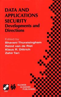 Book Cover for Data and Applications Security by IFIP TC11WG113 Working Conference on Database Security, Bhavani M Thuraisingham