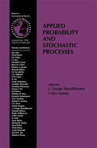 Book Cover for Applied Probability and Stochastic Processes by J George Shanthikumar, U Sumita