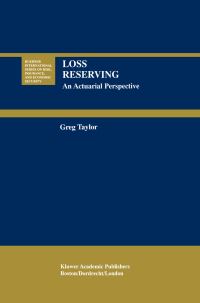 Book Cover for Loss Reserving by G C Taylor