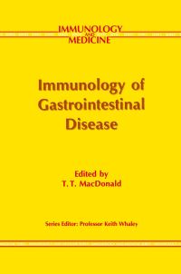 Book Cover for Immunology of Gastrointestinal Disease by Thomas T MacDonald